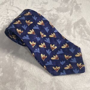 Robert Talbott Best of Class Blue Floral Abstract Silk Tie